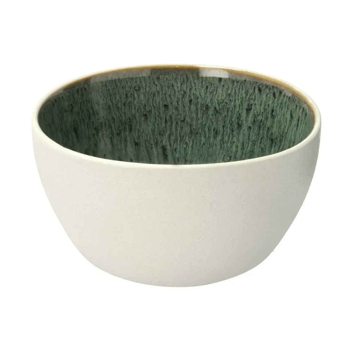 Bitz Bitz Schale Gastro Ø12 cm Weiß-Grün