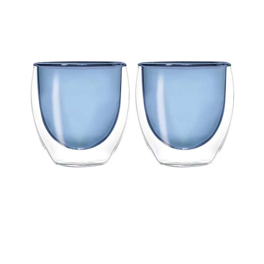 Espressotassen-Set Easy Life Blau Glas