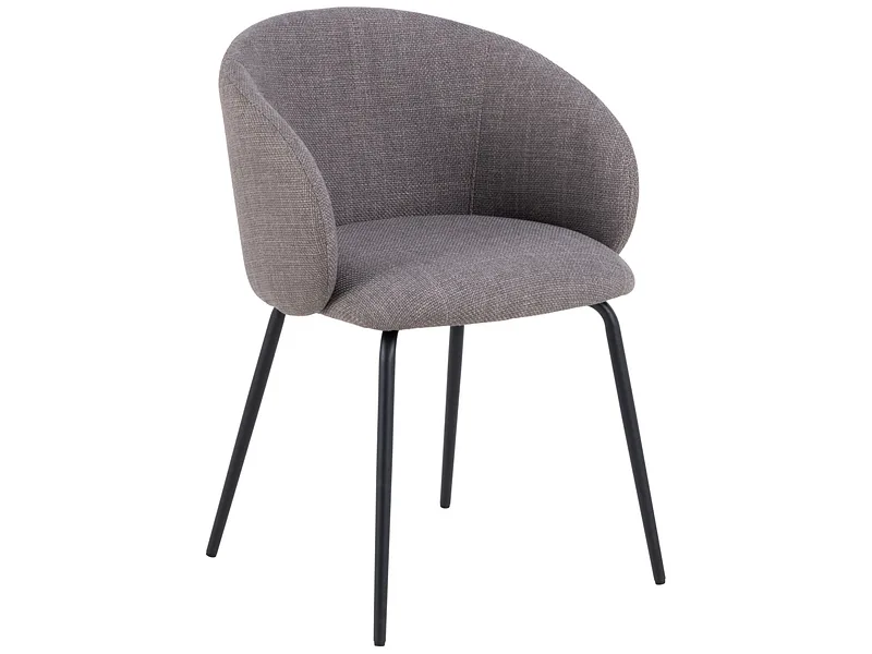 Stuhl ELEANOR Polyester grau