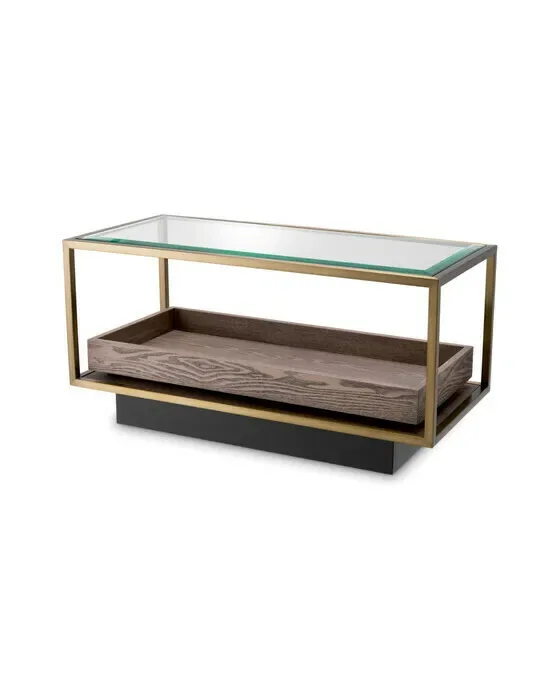 Roxton Side Table Brass
