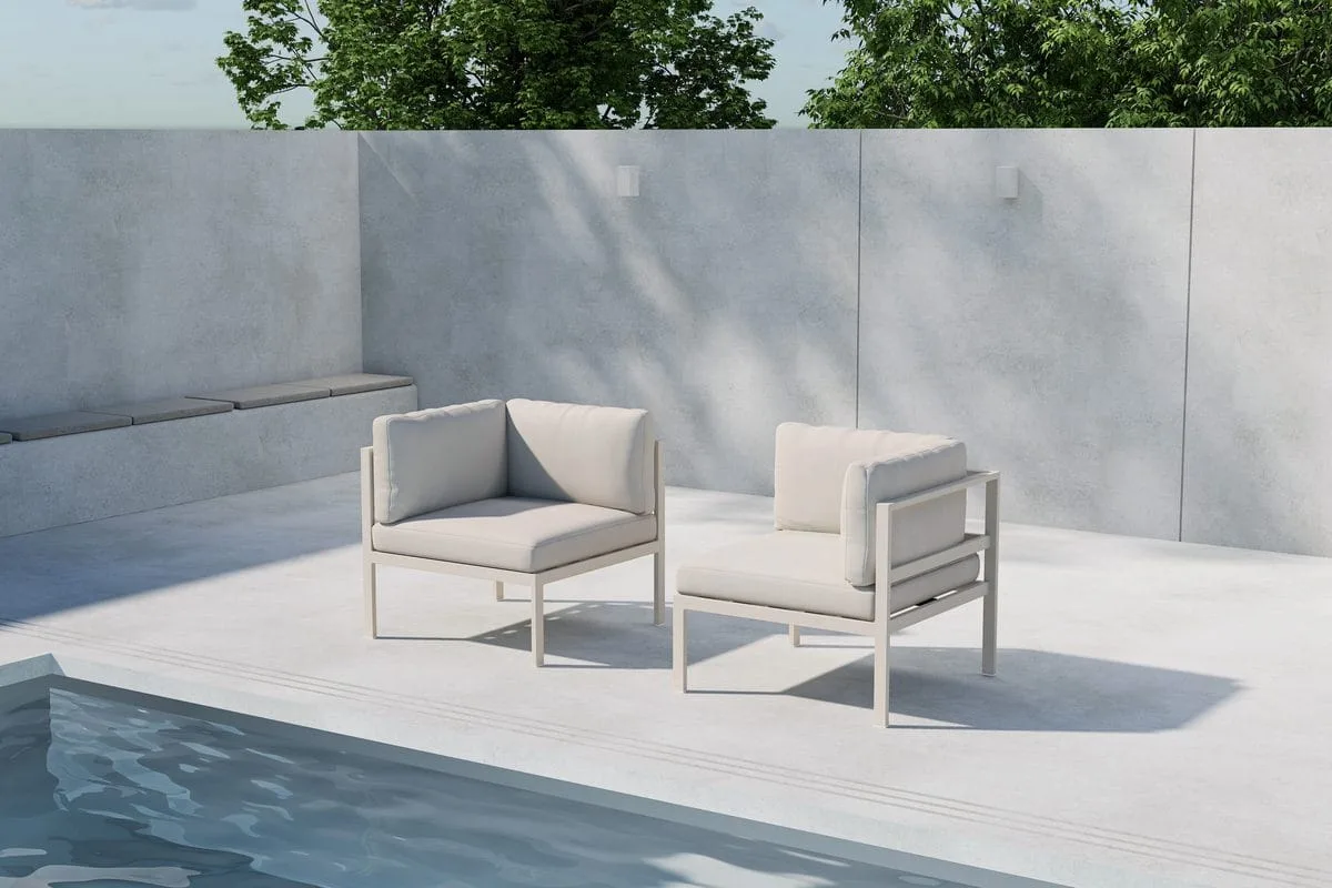 Hörnmodul Copacabana 74 cm Utomhus - Beige