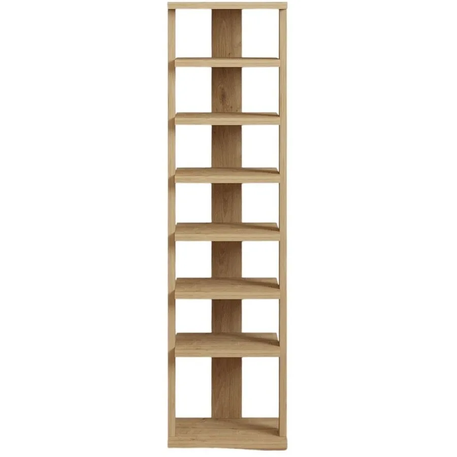 Schuhregal Hylde eiche Holzwerkstoff B 29.6 H 110 cm