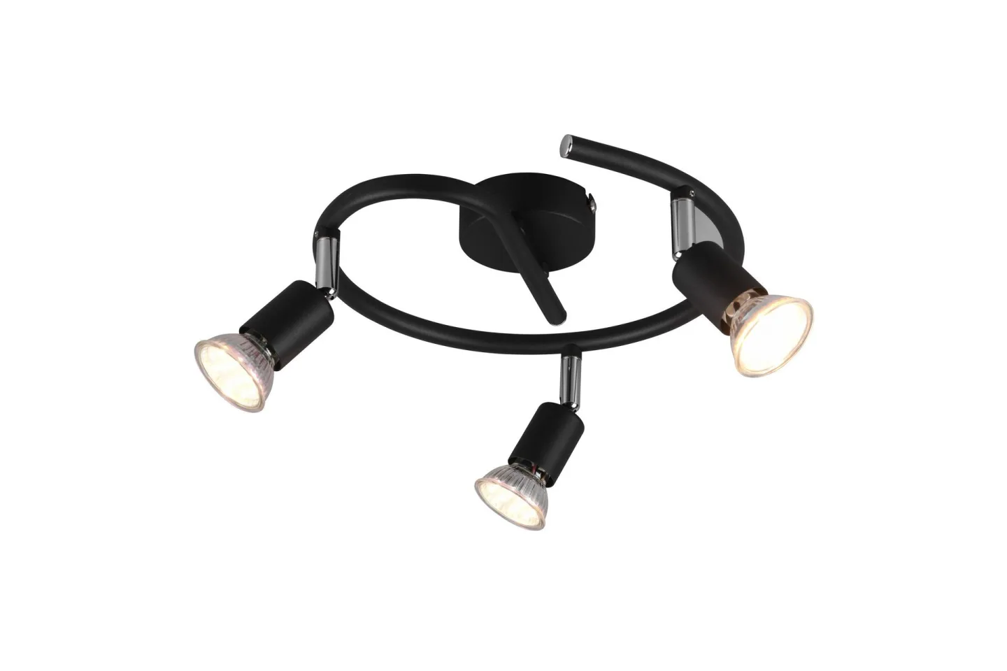 Paris Spotlight 3L GU10 mattsvart - Matt svart