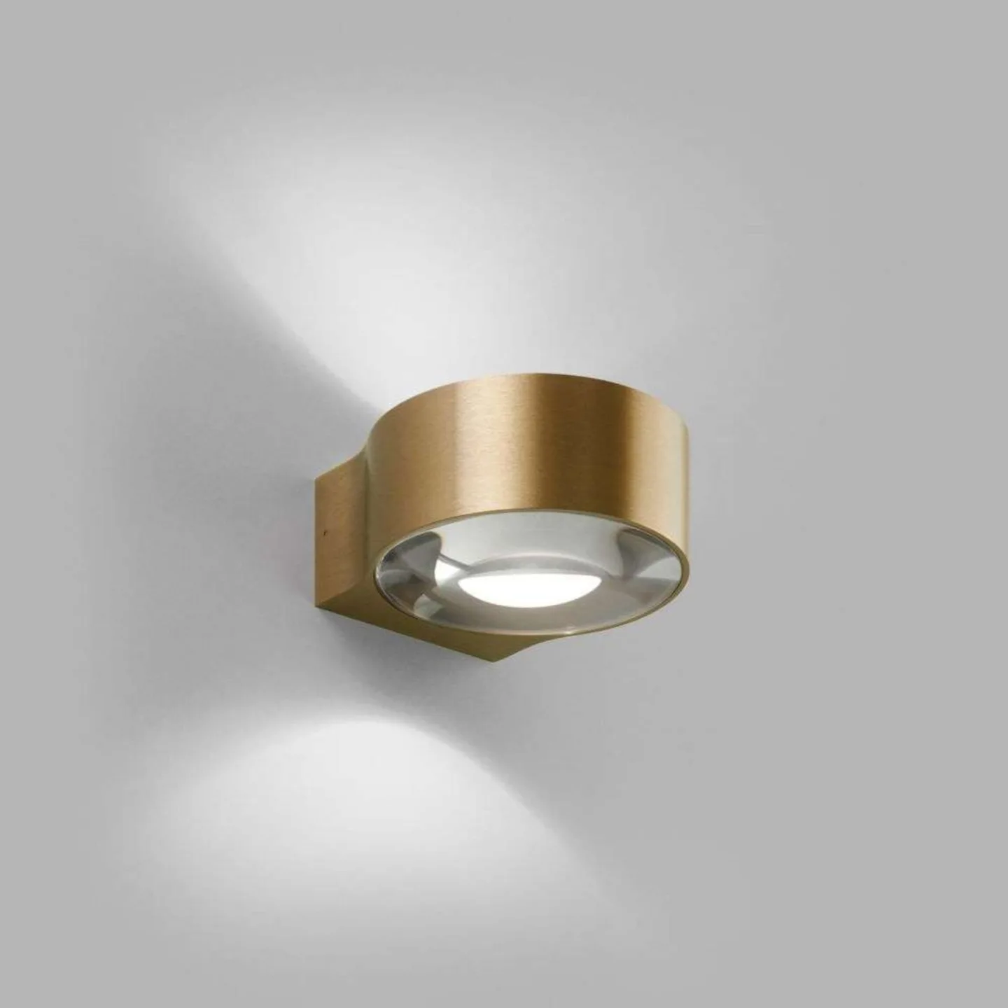 Orbit W1 vägglampa 2700K mässing - LIGHT-POINT - Vardagsrum - Aluminium