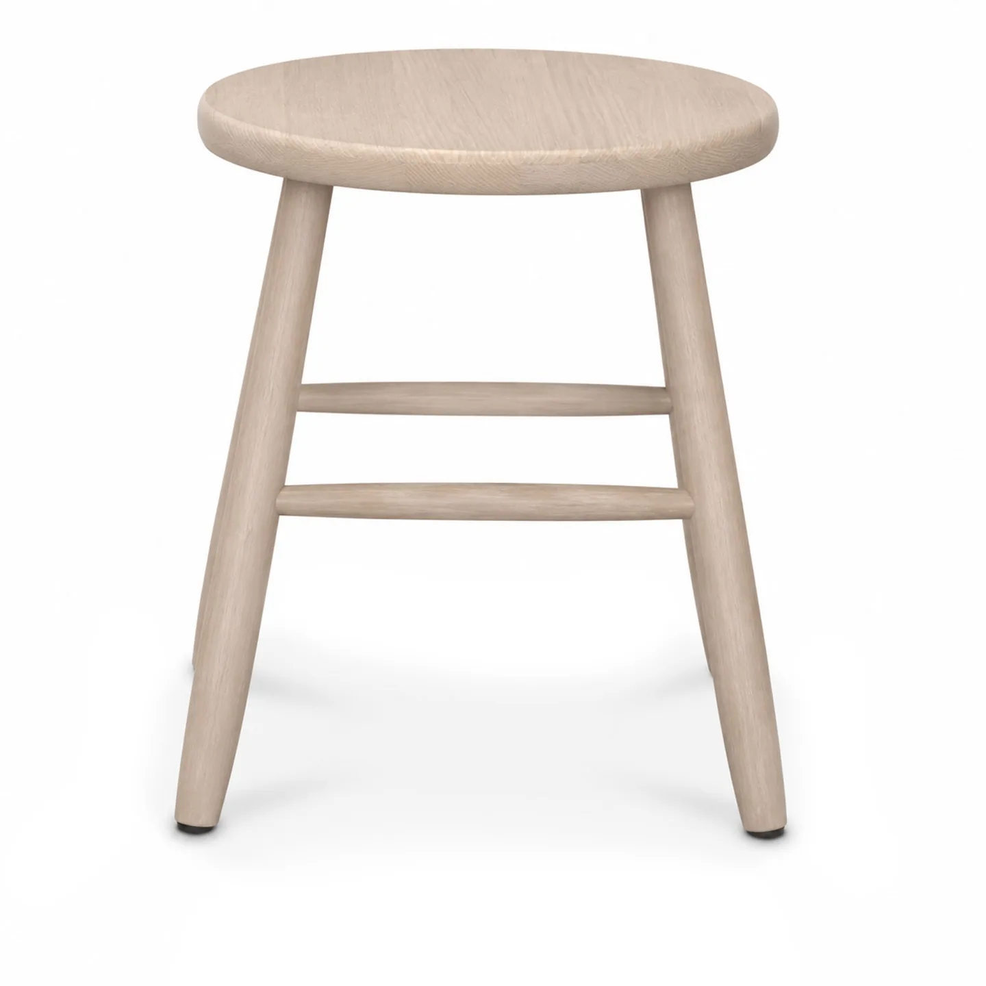 Wigells - Palle 44 pall vitpigmenterad ek - Pallar - Beige - Trä