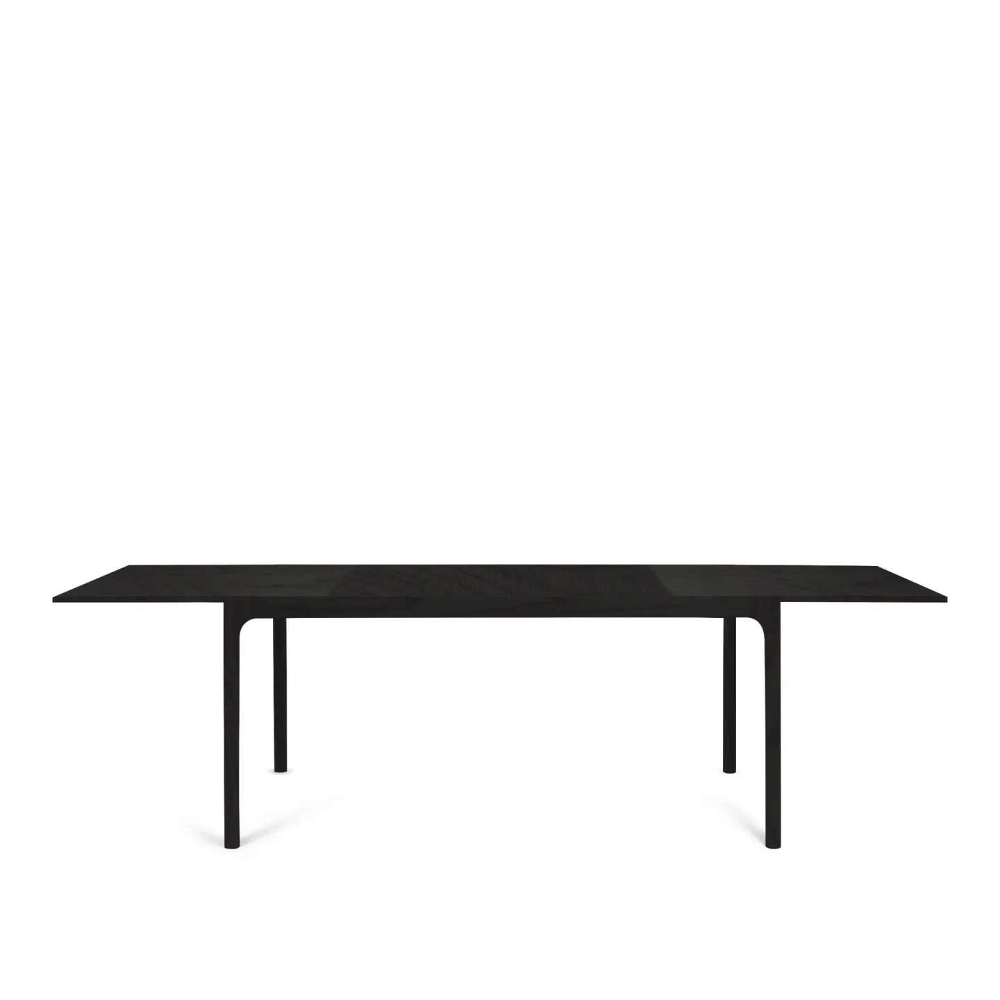 Zanat - Unna Table Extendible, 160-260 cm, Svartbetsad lönn - Matbord - Monica Förster - Svart - Trä