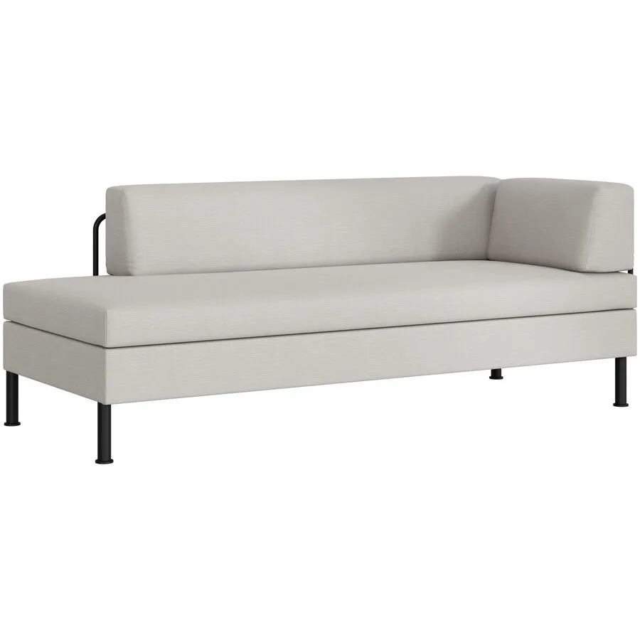 SWISS PLUS Bettsofa Bed for Living Singolo steingrau Stoff B 205 T 85 cm - Möbel Konfigurator: Traummöbel individuell zusammenstellen - Schweizer