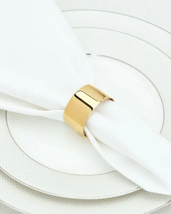 Napkin Ring Brass 2-pack