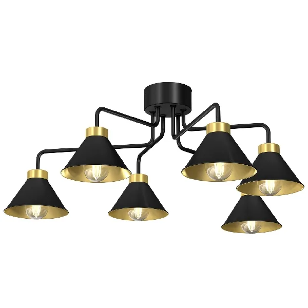 Hallbergs - Demet Ø78 - Takplafond - Svart