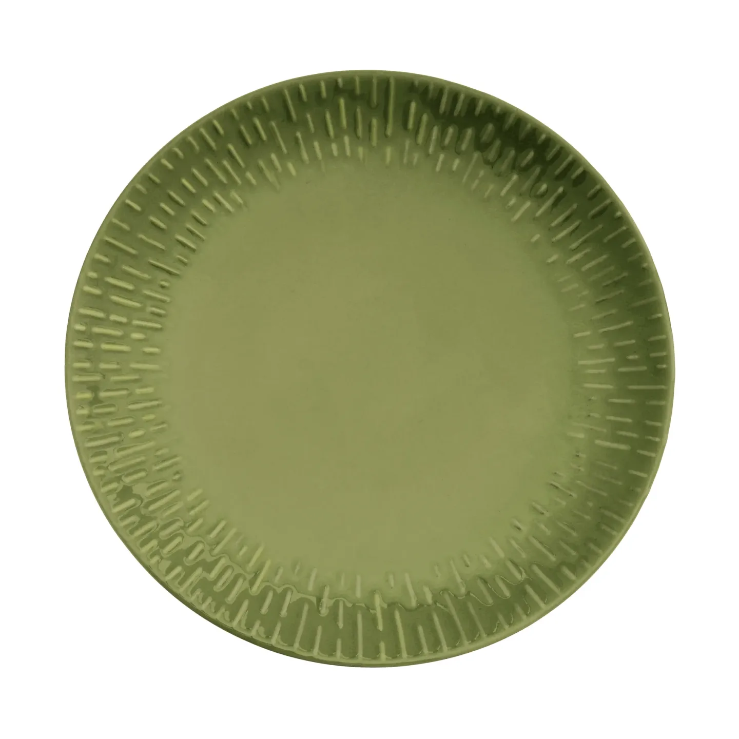 Aida Confetti Teller Olive, Ø27,5 cm