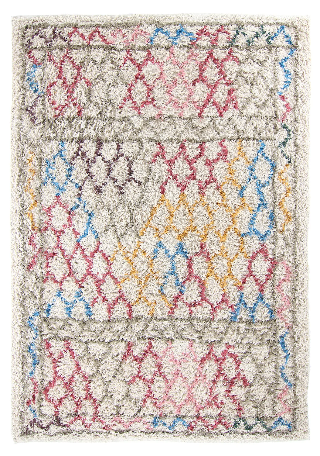 Ryetepper - Calder Natural Cotton Shaggy (multi) (Størrelse: 200 x 290 cm)