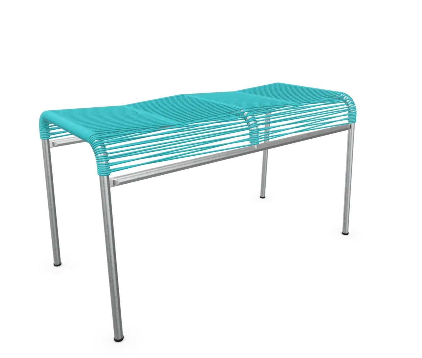 Schaffner Spaghetti-2er-Hocker Säntis Feuerverzinkt Blau | Schubiger Möbel
