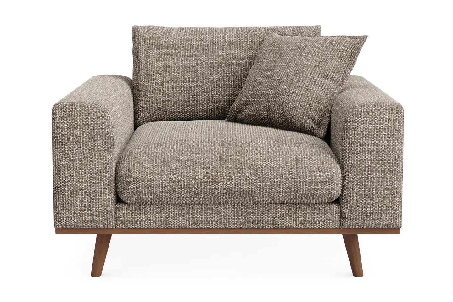 Copenhagen Premium Djup Fåtölj i Chenille - Brun