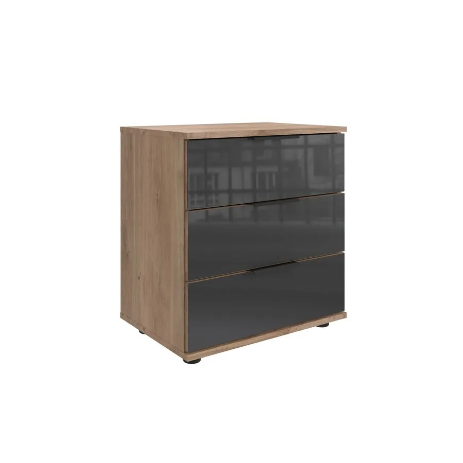 Nachttisch Metac Plankeneiche Holzwerkstoff B 52 H 58 cm