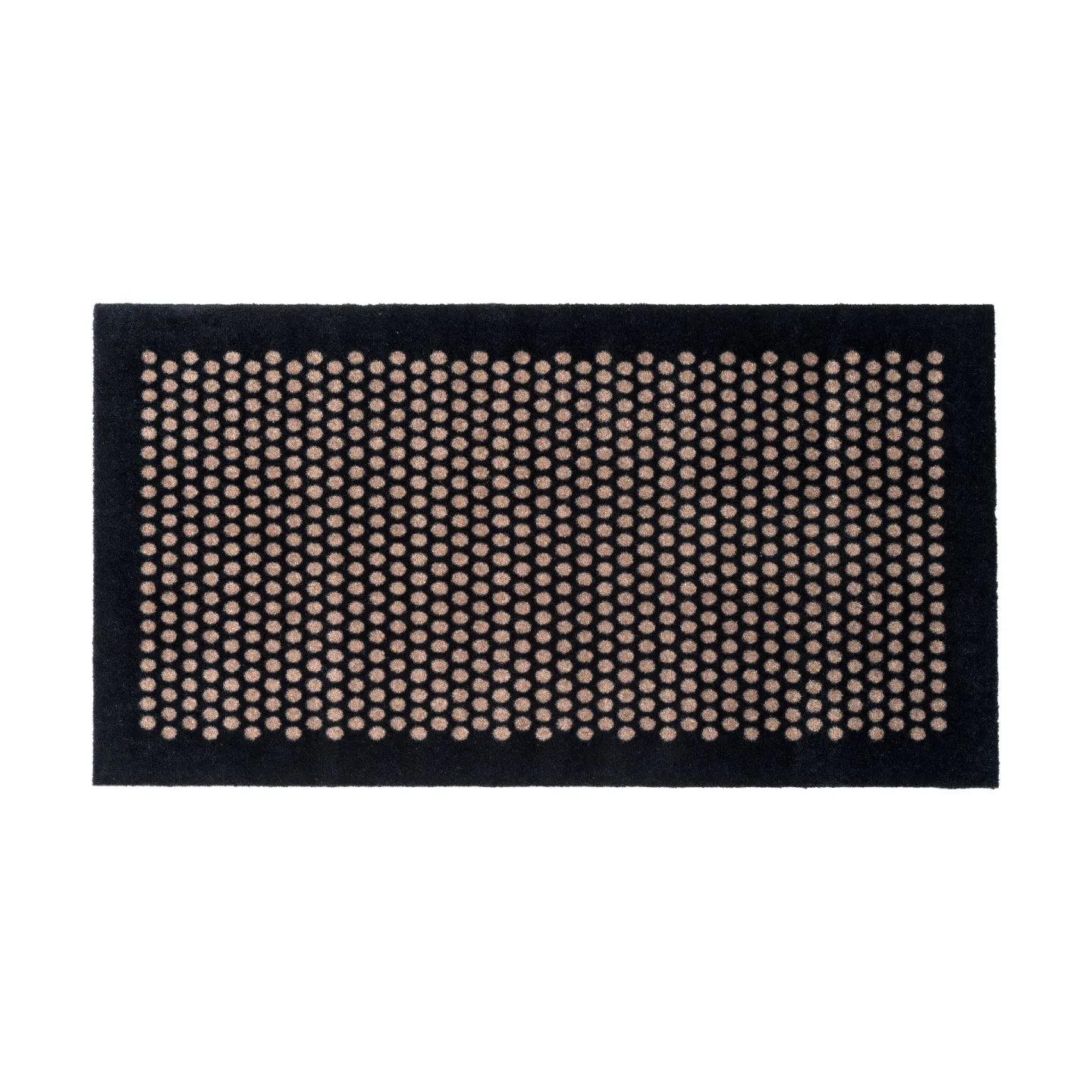 tica copenhagen Dot Fußabstreifer Black-sand, 67 x 120cm