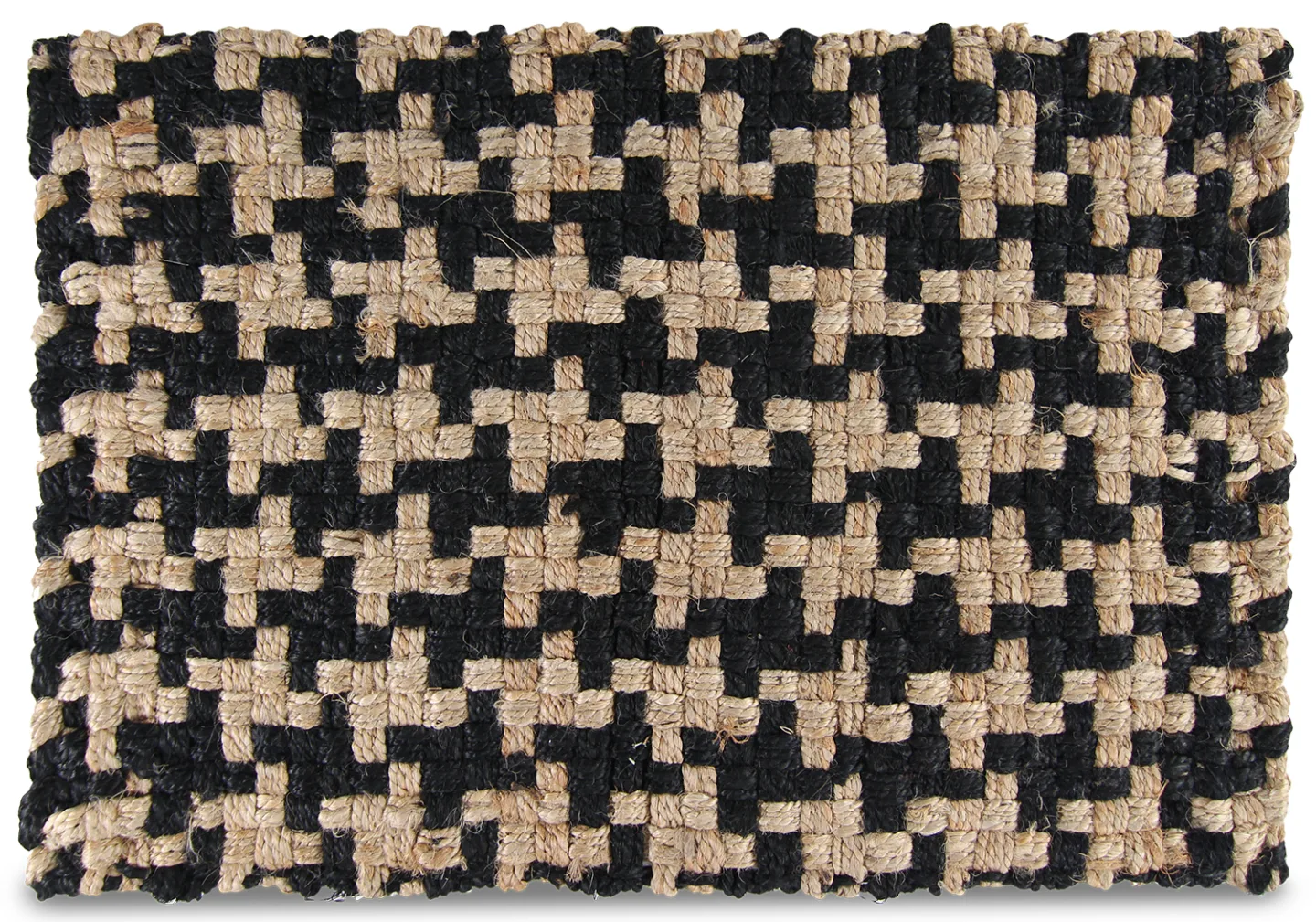 Dørmatte - Reese (natur/svart) (Størrelse: 60 x 90 cm)