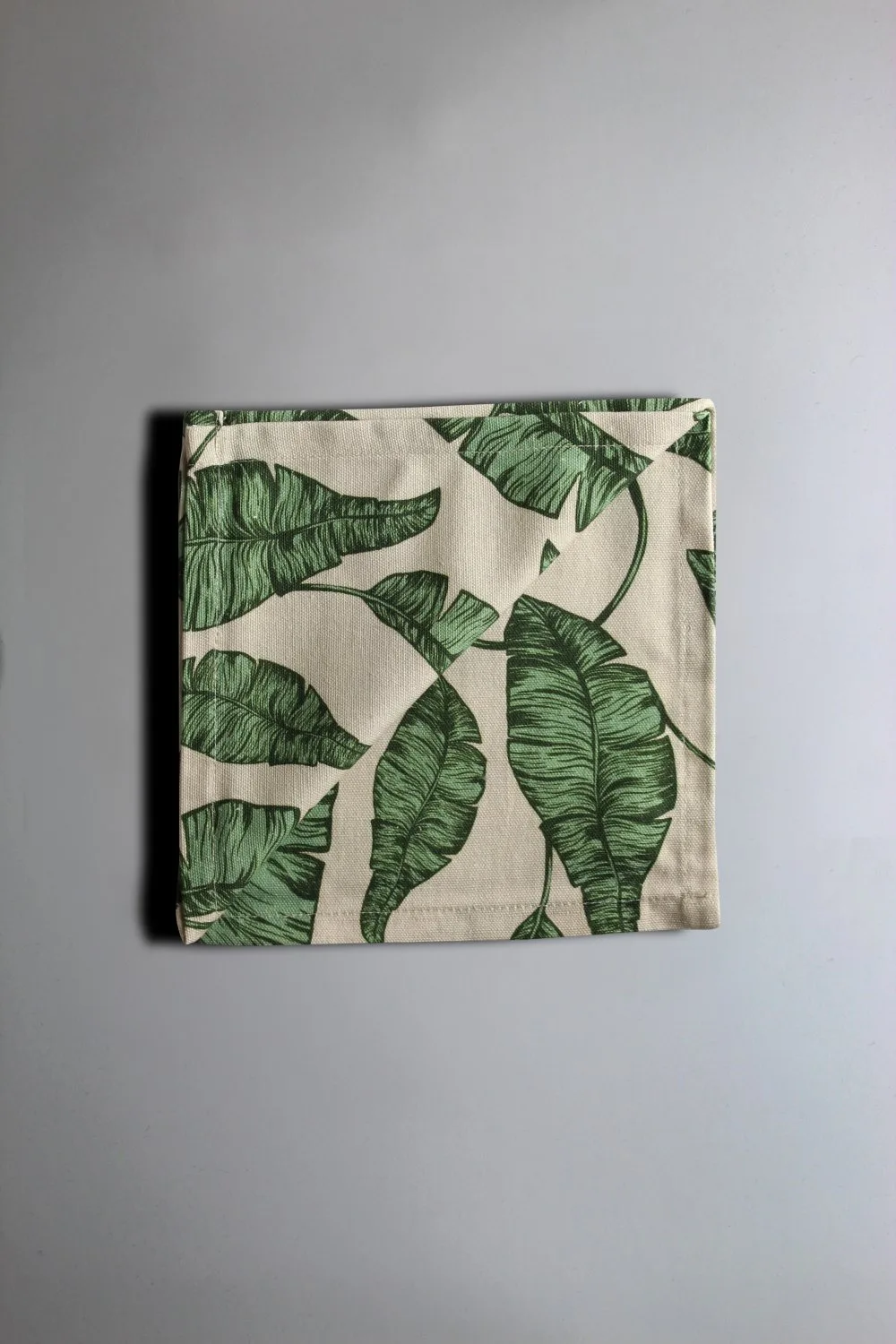 Servietter 4-pakning - Leaves (grønn) (Størrelse: 40 x 40 cm)