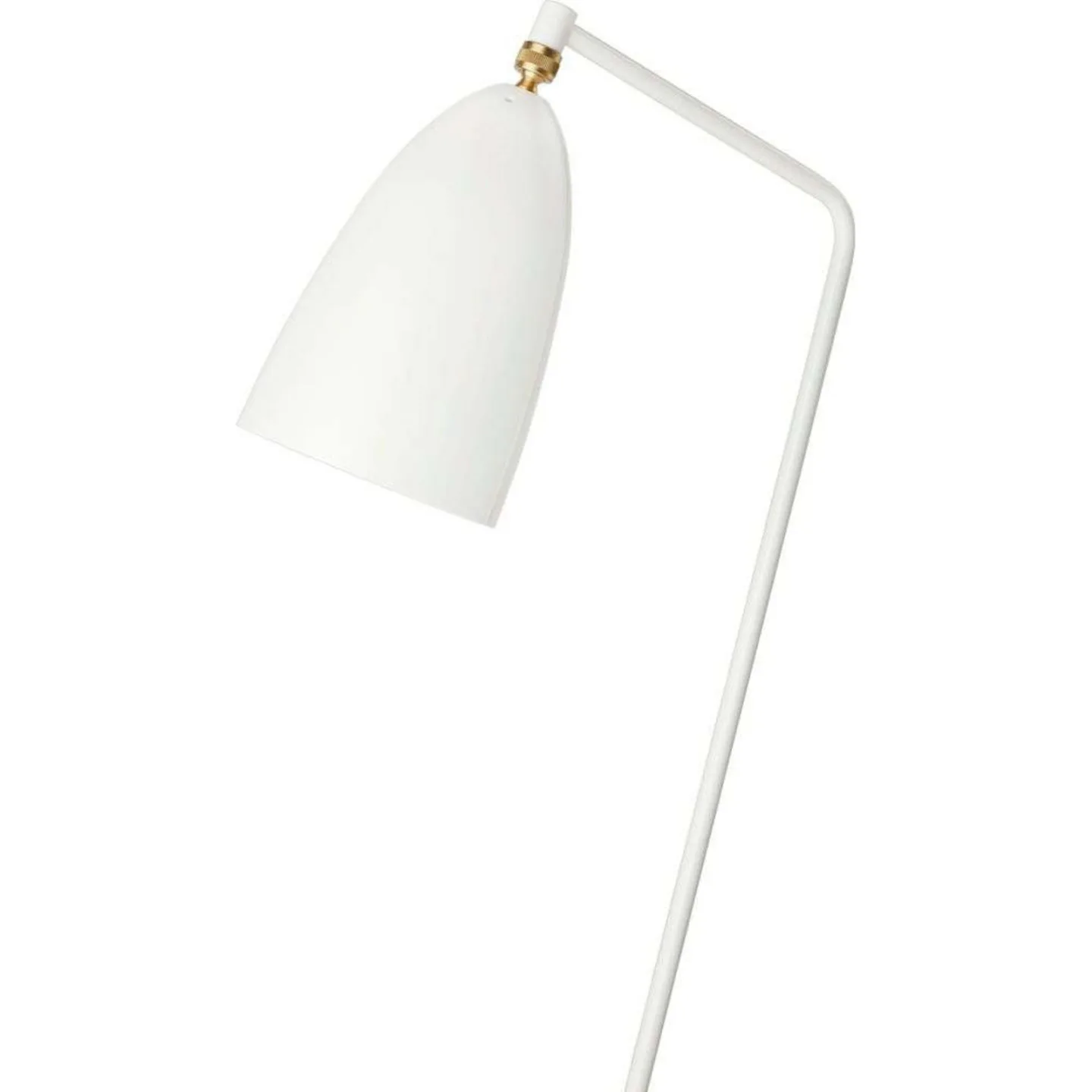 Gräshoppa Stehleuchte Glossy Alabaster White - GUBI - Wohnzimmer - Metall