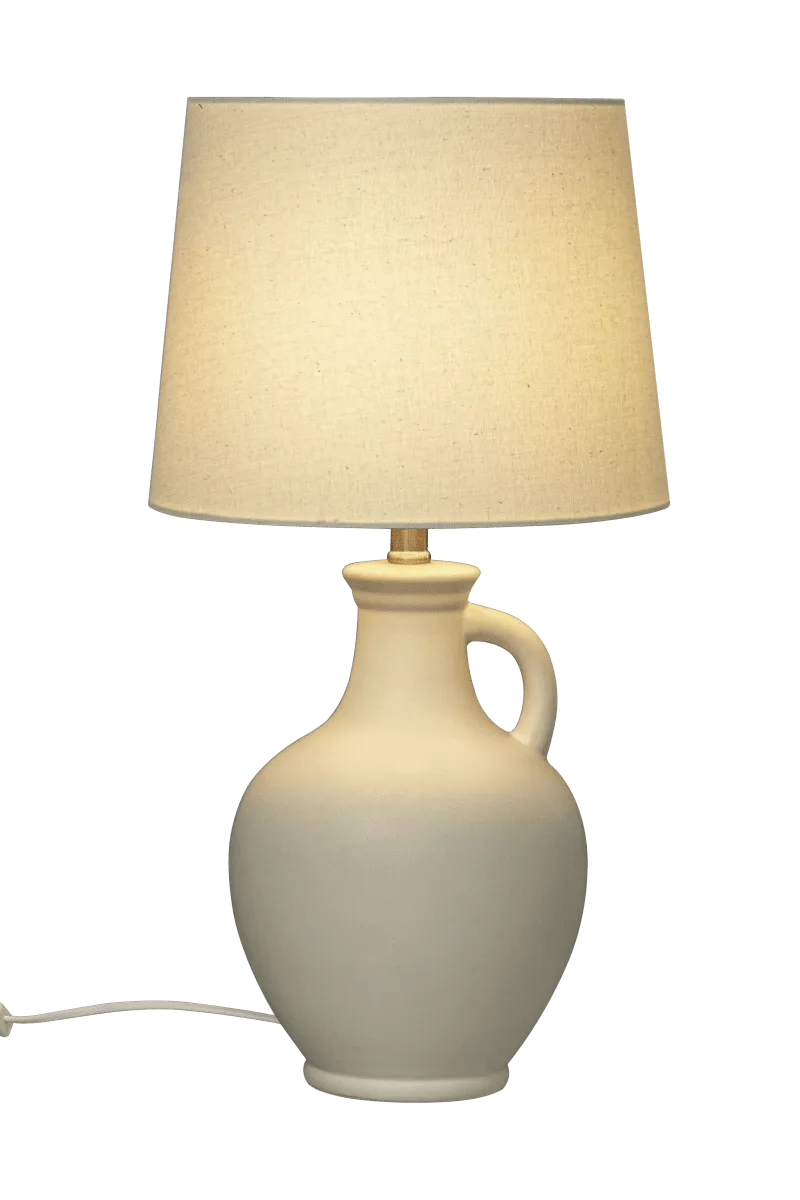Aneta Lighting - Athena 58cm - Bordslampa - Naturvit