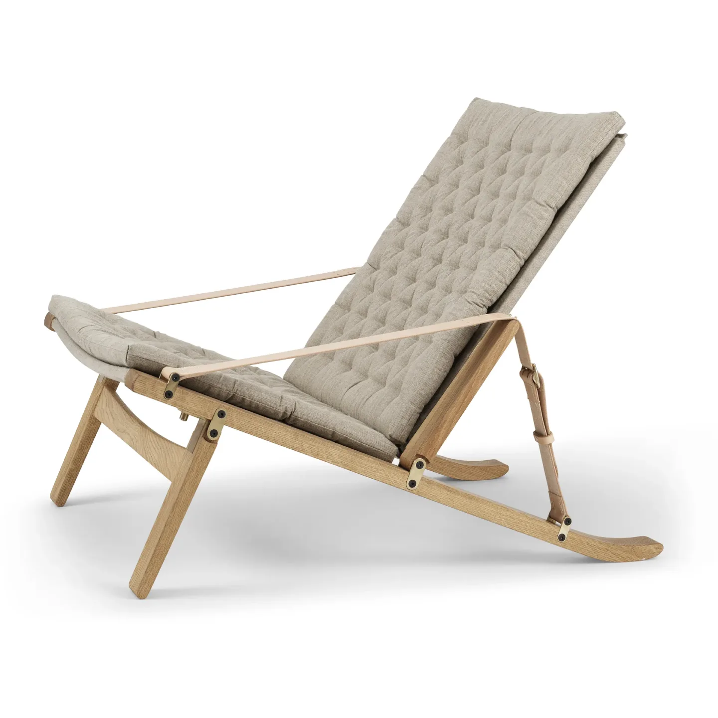 Carl Hansen & Søn FK11 Plico fåtölj Tyg canvas natur-vitoljad ek