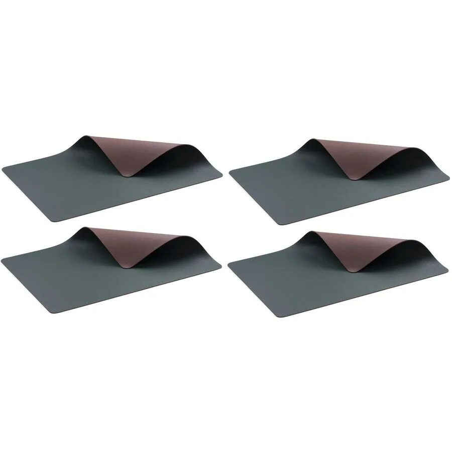 Tischset BITZ Schwarz/Braun Vinyl B 33 cm