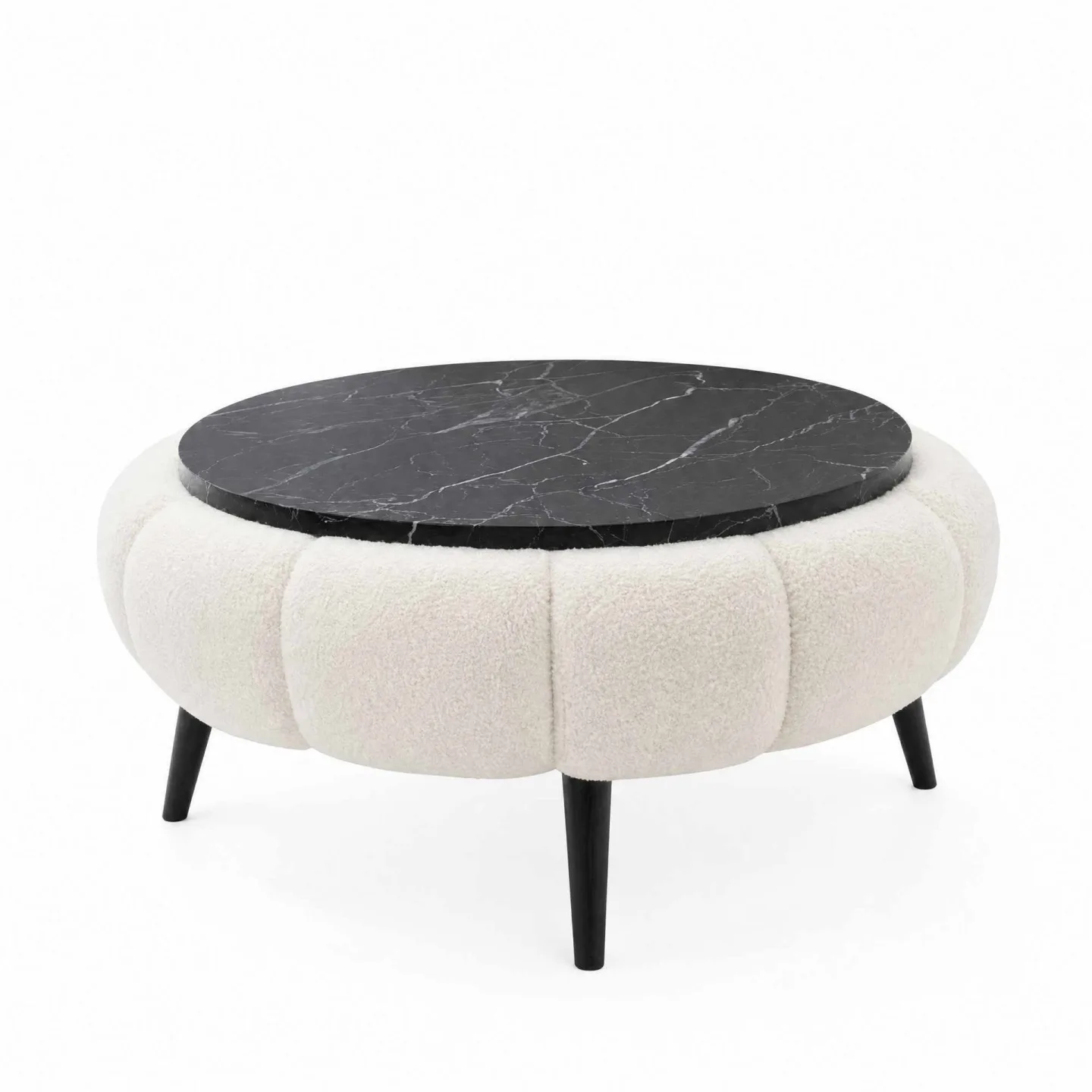 Kundu Soffbord Rund 60 cm Bubblig -
