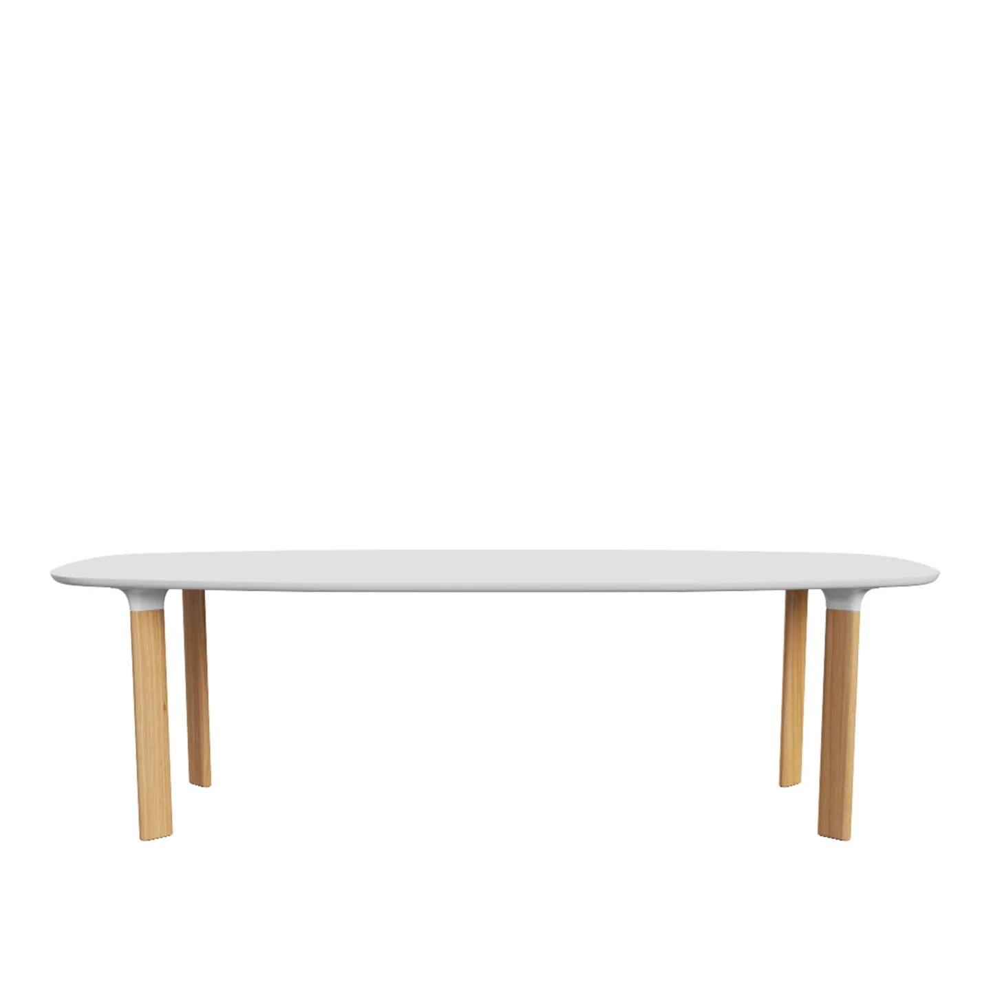 Fritz Hansen - JH83 Analog 105x245 cm, Valnötsfanér, Ekben med svarta detaljer - Matbord - Jaime Hayón