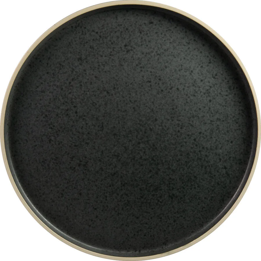 Teller flach Calypso sepia Stoneware D 27 cm 1 Stk