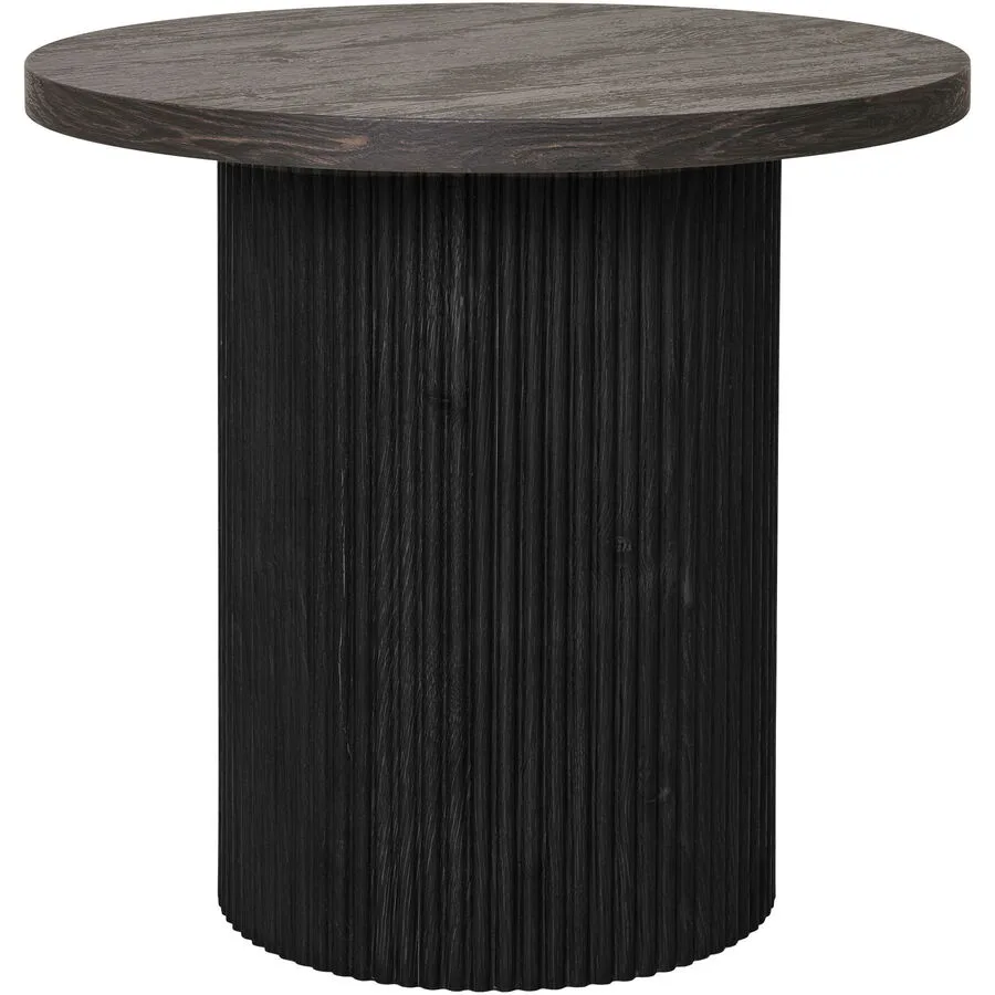 Beistelltisch Belaro dunkelbraun MDF, Dekorpapier B 48 H 45 cm