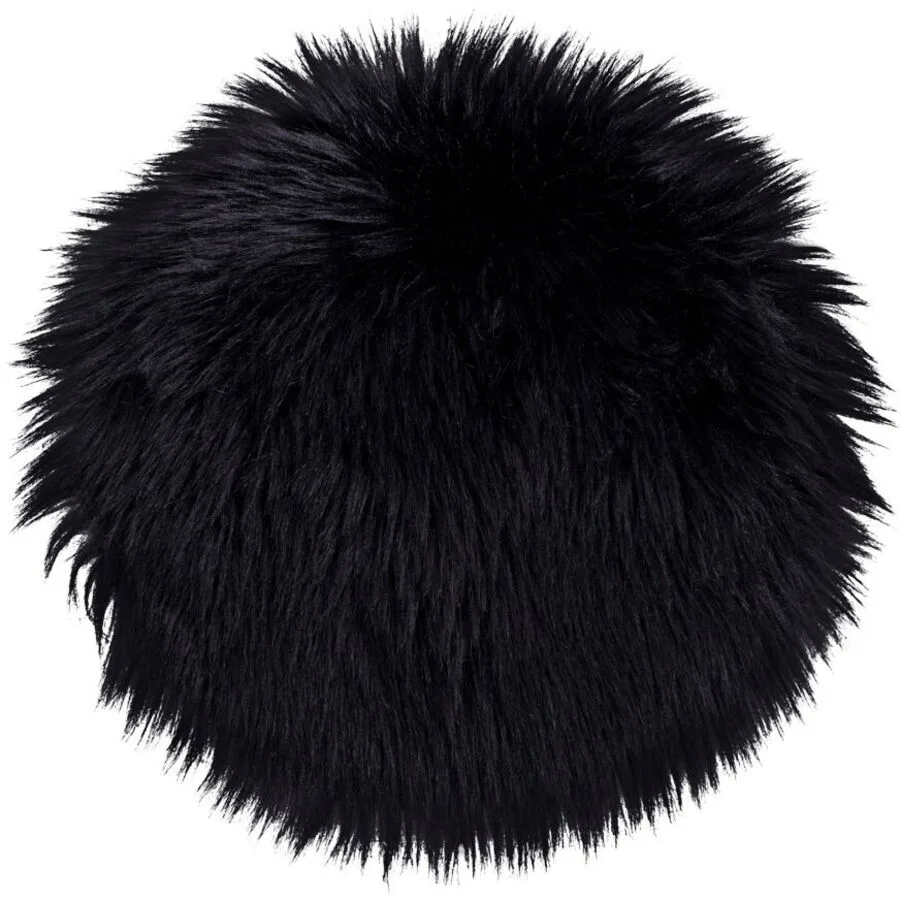 Sitzkissen Qirena Schwarz Polyester 35 cm 35 cm