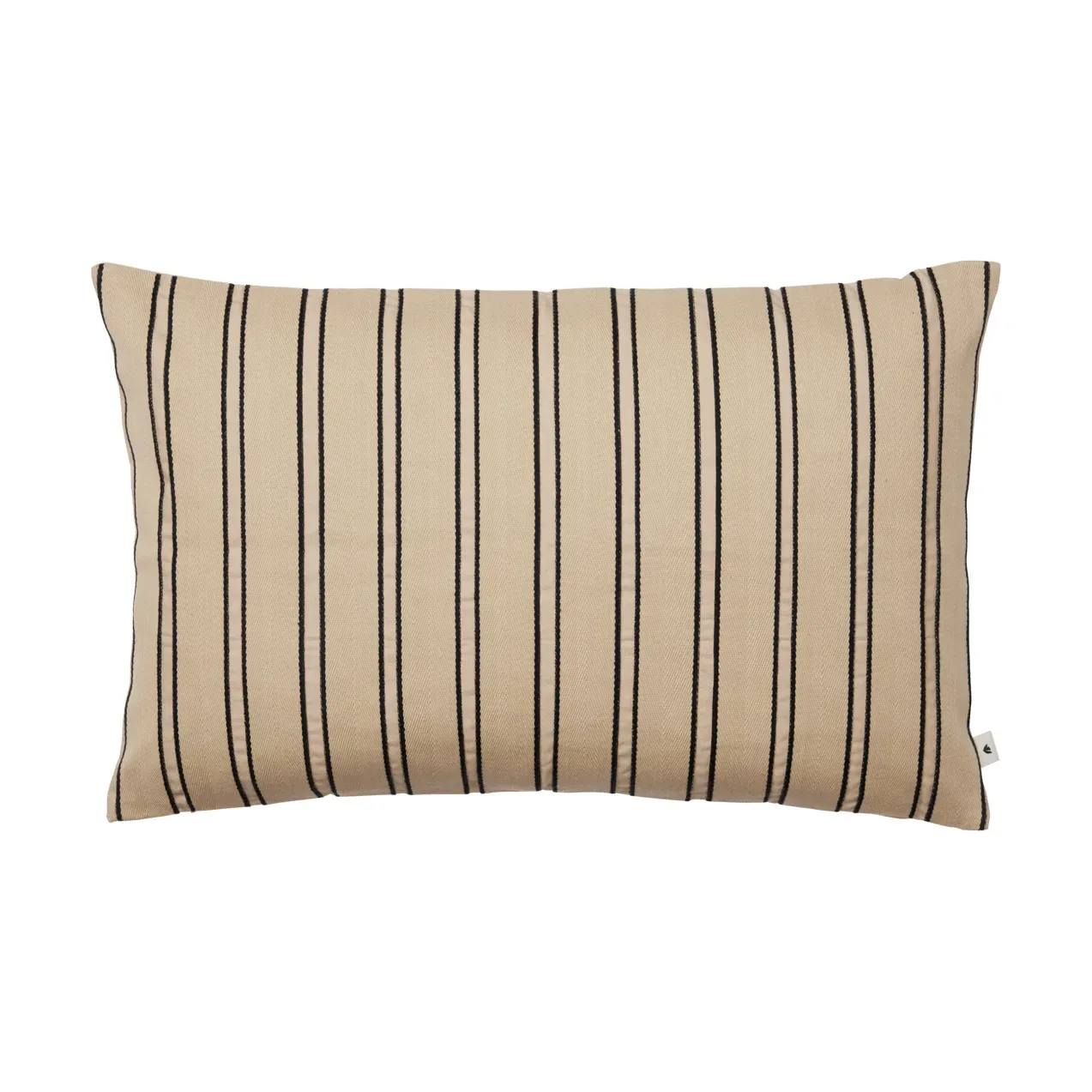 Ferm Living Twill-Kissenbezug 40x60 cm Cashmere-black