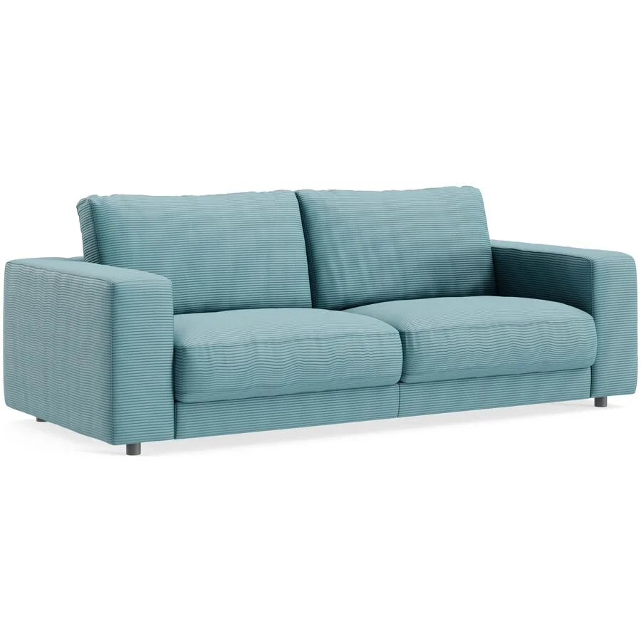 Sofa Ava Bezug: 88% Polyester, 12% Polyacryl petrol B 230 T 107 cm - Möbel Konfigurator: Traummöbel individuell zusammenstellen