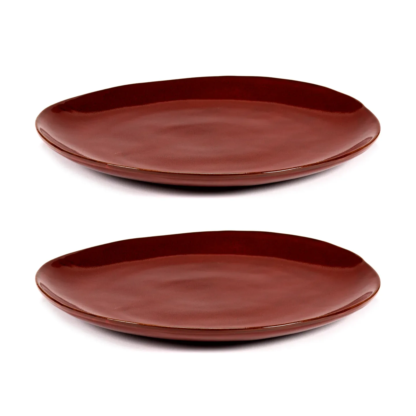 Serax La Mère Teller XL Ø27 cm 2er-Pack Venetian red