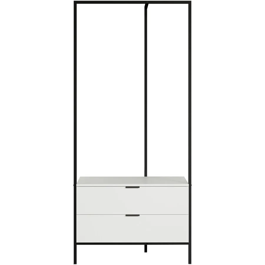 Garderobe Dolan weiss Holzwerkstoff B 85 T 45 H 190 cm