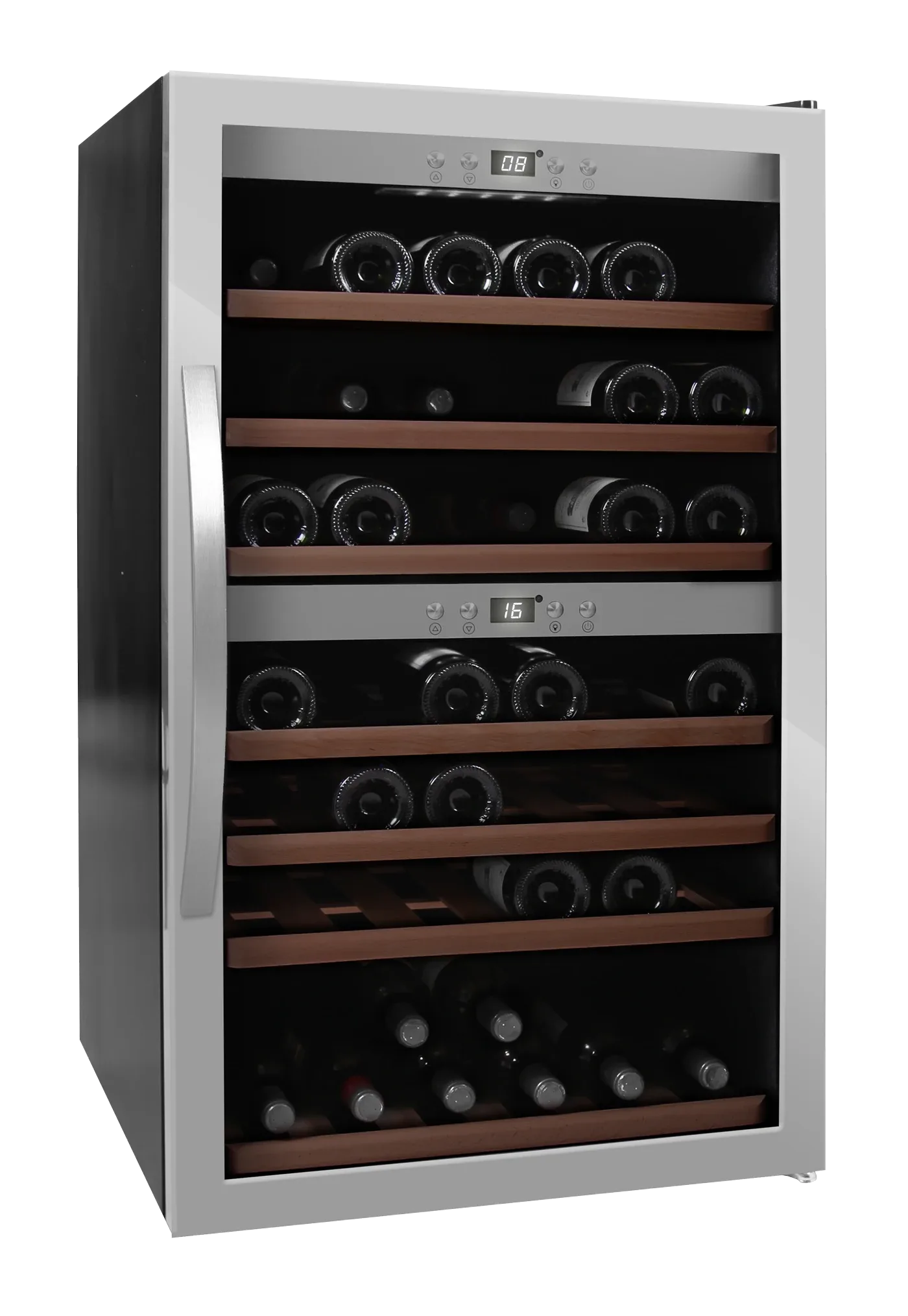 Freistehender Weinkühlschrank - WineExpert 66 Stainless