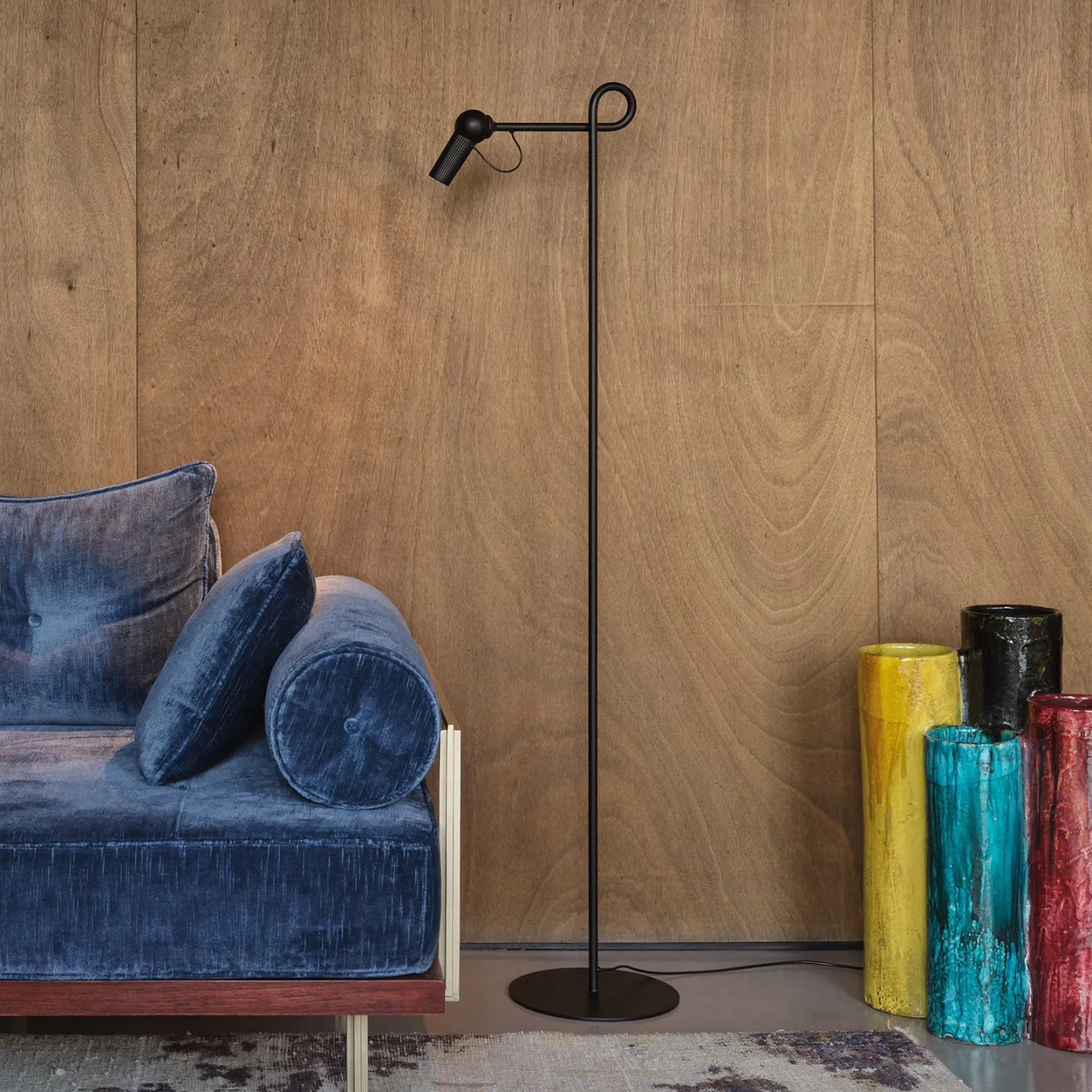 Bird Golvlampa Black - KDLN - Vardagsrum - Metall - Med en ljuskälla