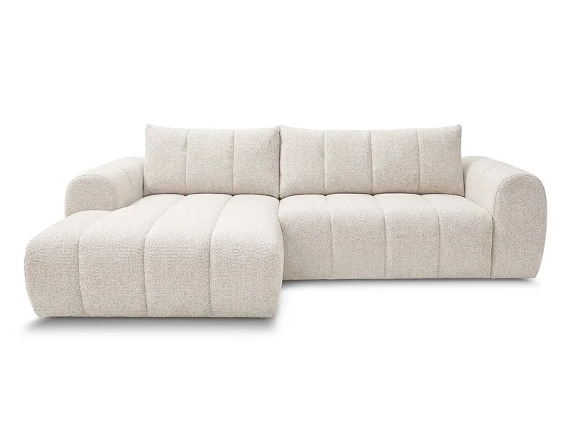Ecksofa BOBOCHIC NESTY Stoff chiniert beige