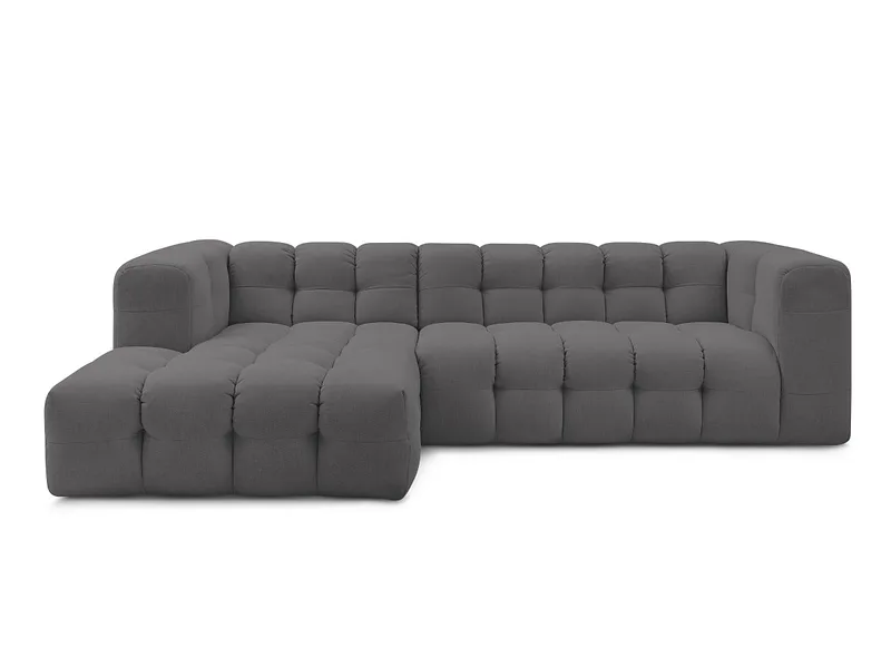 Ecksofa BOBOCHIC CLOUD Stoff dunkelgrau