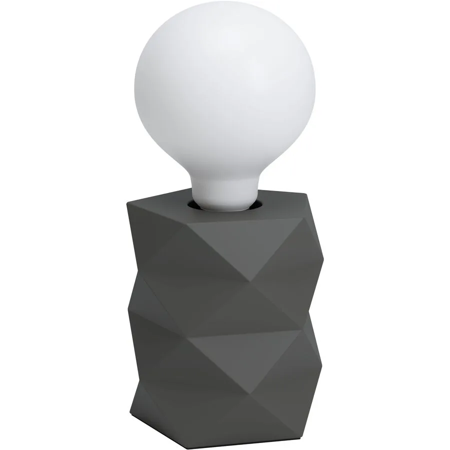 Eglo Tischlampe Swarby Grau Zement 10 cm 12 cm