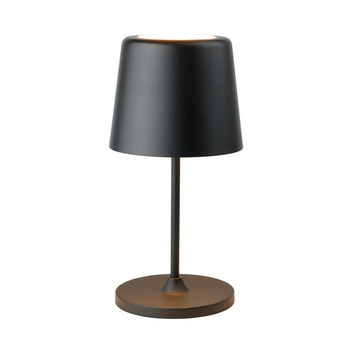 LUMEN LED-Akku-Tischlampe, schwarz, 23 cm IP44 - Halo Design - Wohnzimmer - Modern - Metall - Einflammig