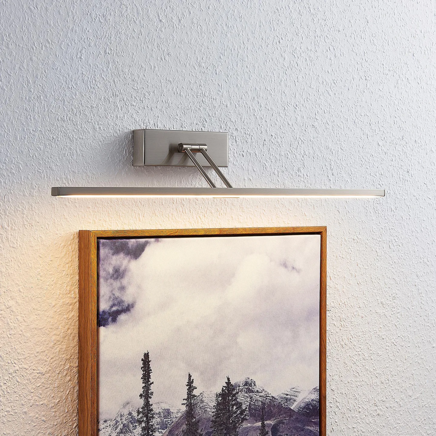 Thibaud LED Vägglampa L51,4 Nickel - Lucande - Vardagsrum - Modern - Metall - Med en ljuskälla