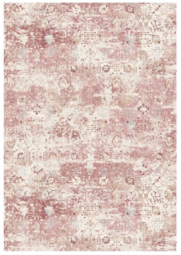 Wilton-teppe - Enfidha (rosa) (Størrelse: 200 x 280 cm)