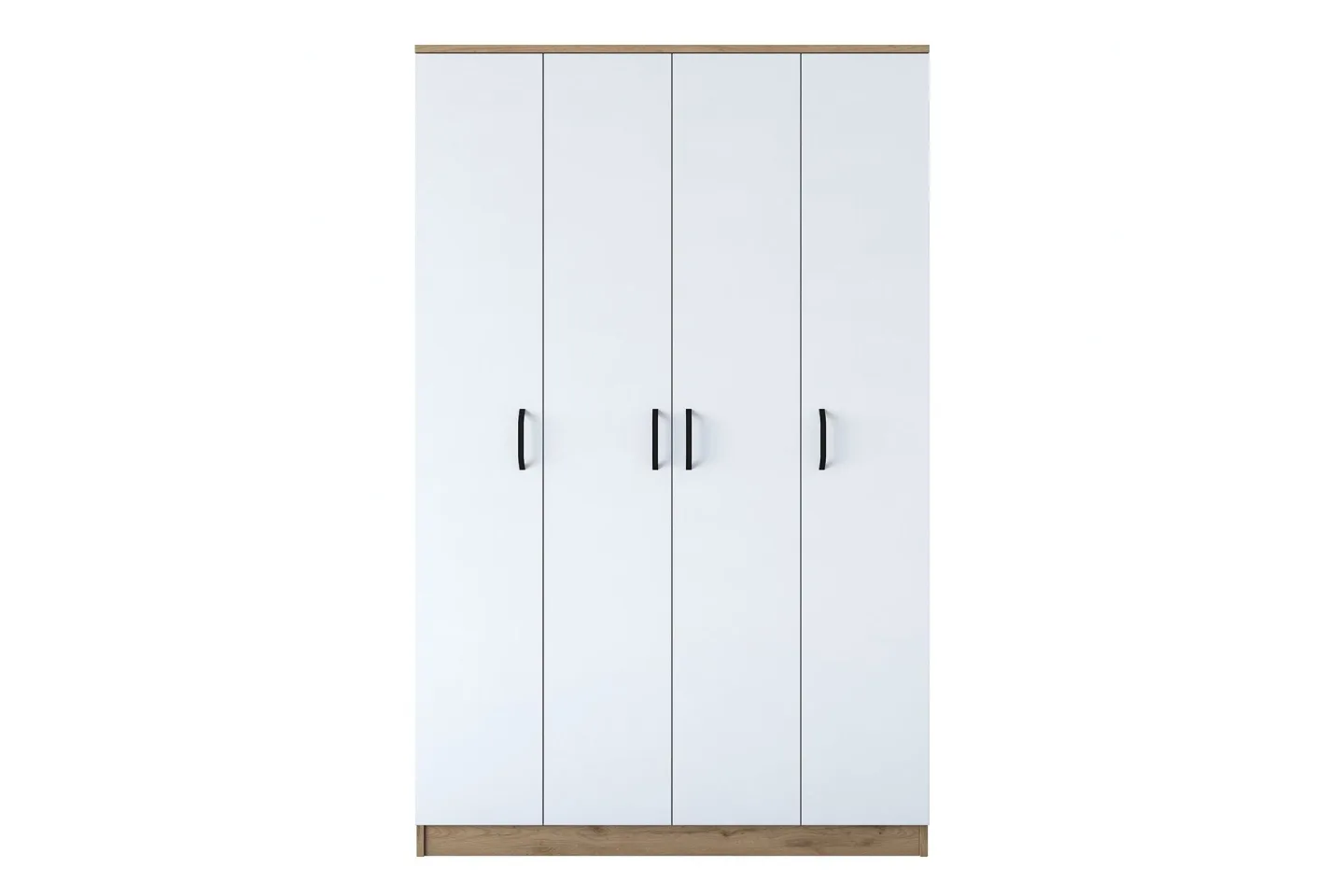 Jaioni Garderob 120x190,8 cm Brun/Vit - Hanah Home