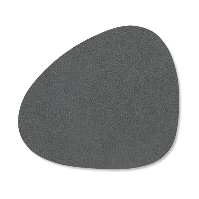 LIND DNA Serene Glasuntersetzer curve 11 x 13cm Anthracite