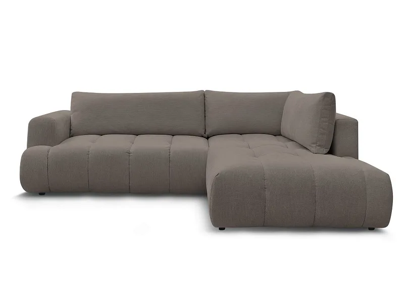 Ecksofa BOBOCHIC FUJI Stoff rotbraun