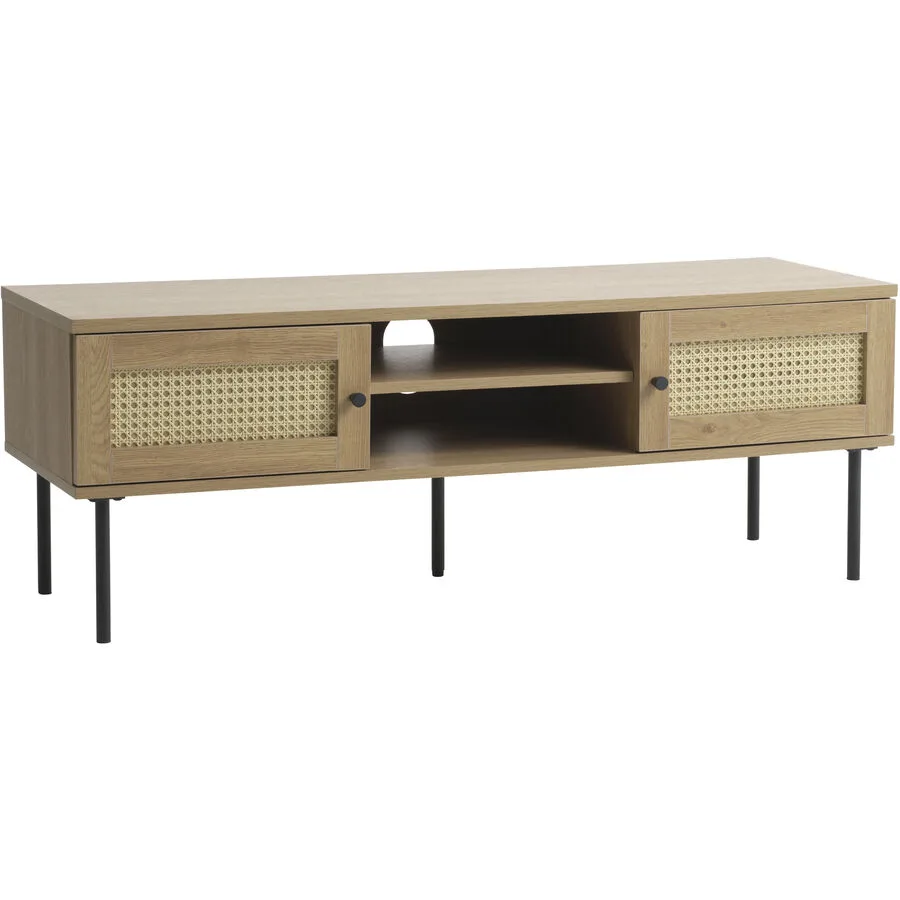 TV-Möbel Perri eiche MDF/Melaminfolie B 120 cm
