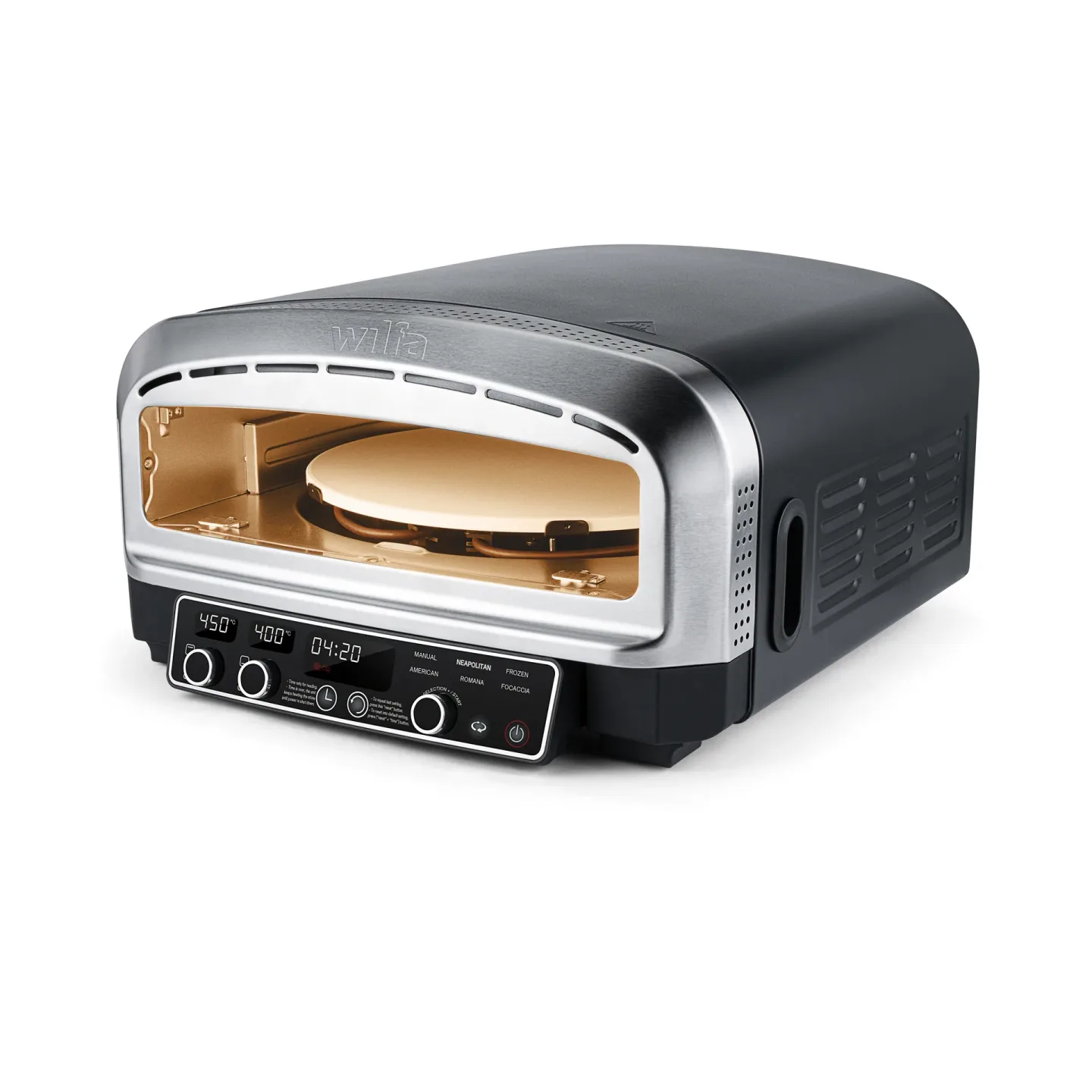 Wilfa Wilfa crust elektrische Pizzaofen PO2B-E2200 Grau
