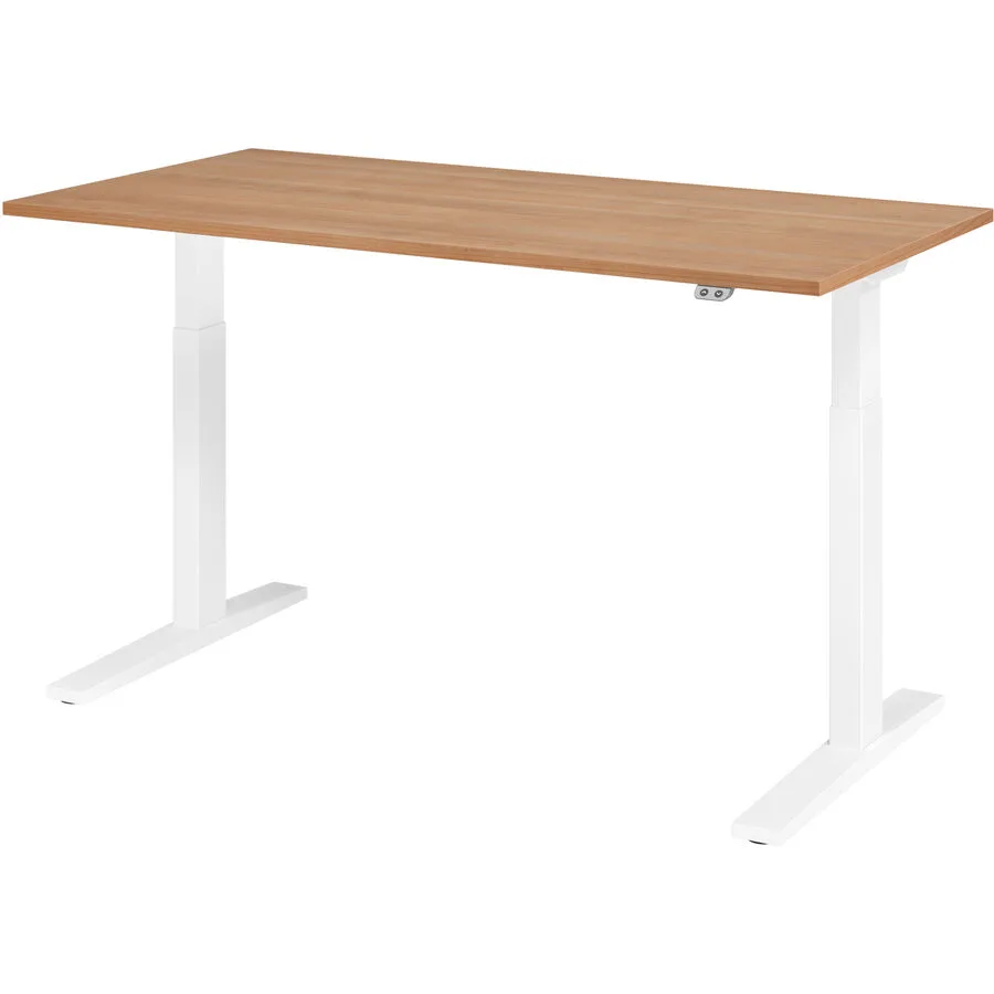 Schreibtisch Office nussbaum Holzwerkstoff B 160 T 80 cm