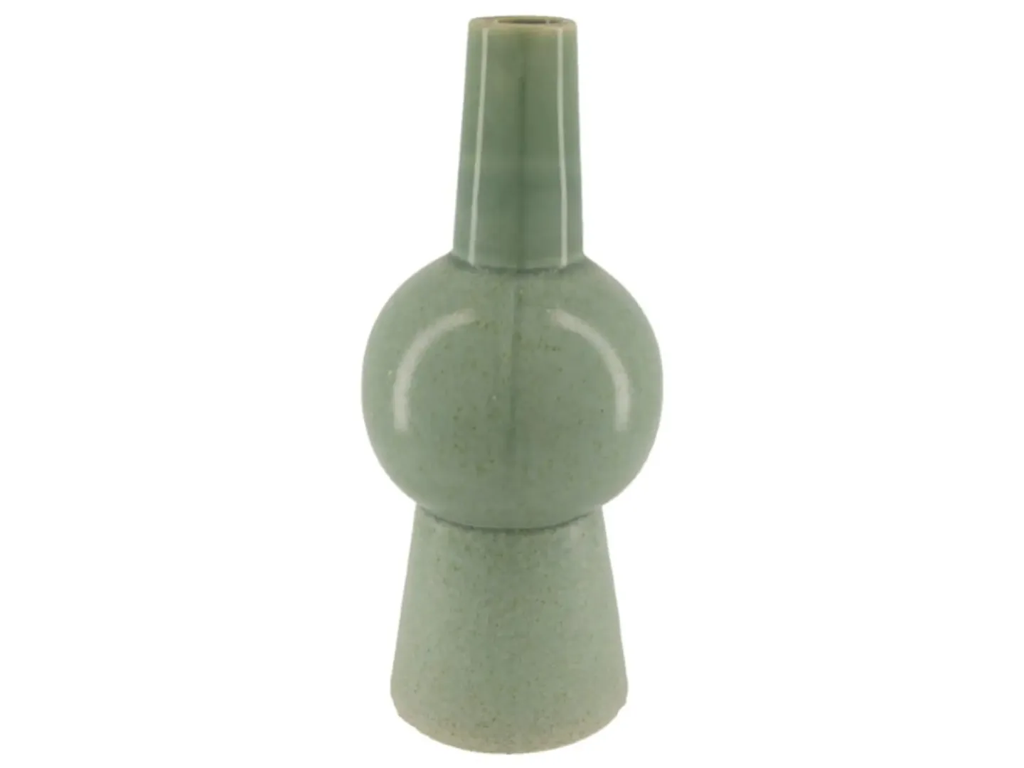 Dijk Vase Keramik, Blau-Grau H: 37 cm | Schubiger Möbel