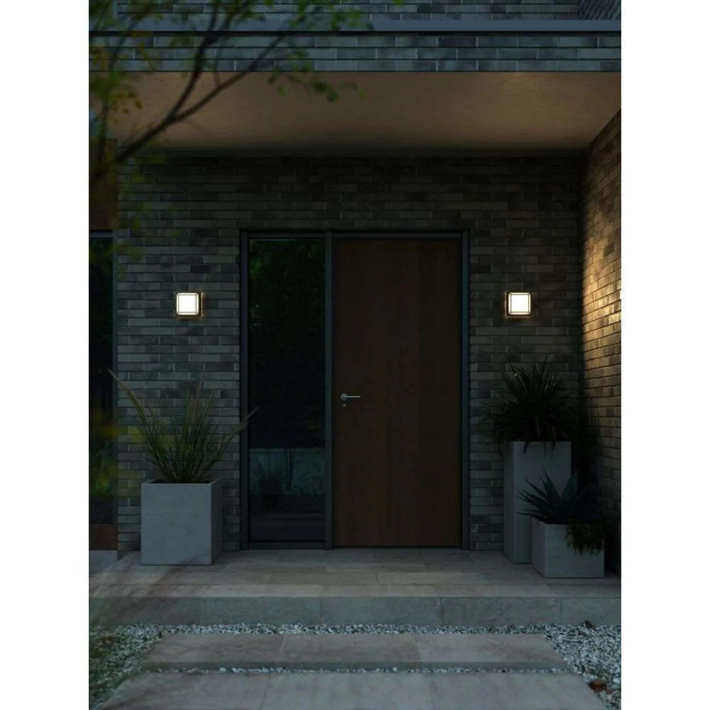 Oliver Square utomhusvägglampa Black - Nordlux - Terrass - Plast